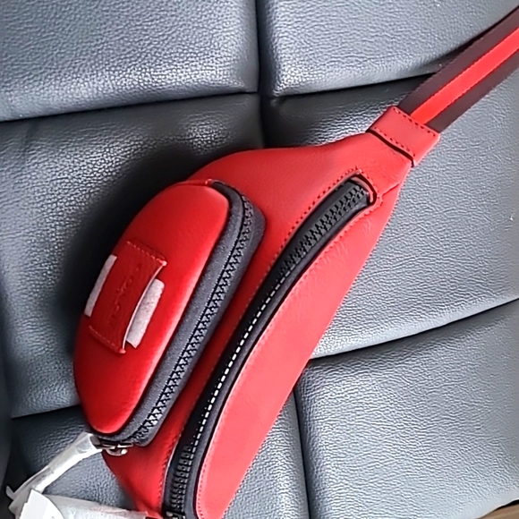 Coach Handbags - NWT Coach red Sprint Belt bag